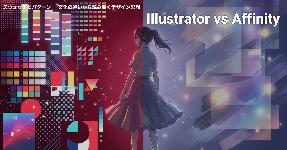 スウォッチとパターン ─ Illustrator文化とAffinity文化の決定的な差