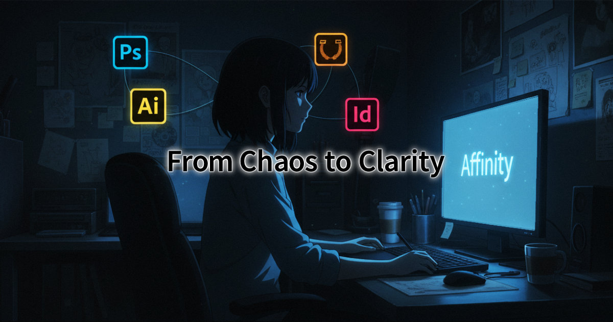 Adobeの弱点は「歴史」、Affinityの強みは「設計」