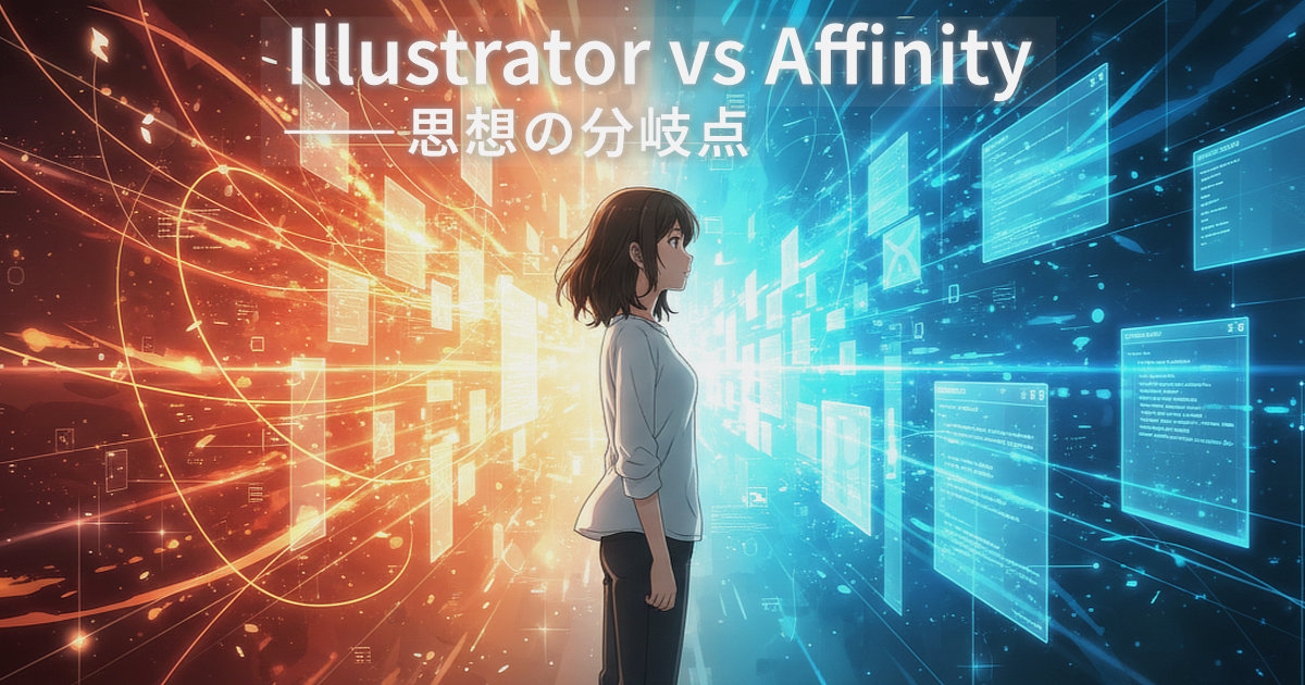 Affinity移行ガイド ─ Illustratorユーザーが知るべき“思想の違い”